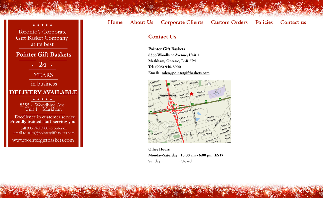 Gift Baskets by Pointer Gift Baskets, Christmas Gift Baskets, Gift Baskets for all occasions