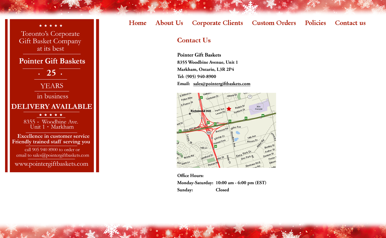 Gift Baskets by Pointer Gift Baskets, Christmas Gift Baskets, Gift Baskets for all occasions